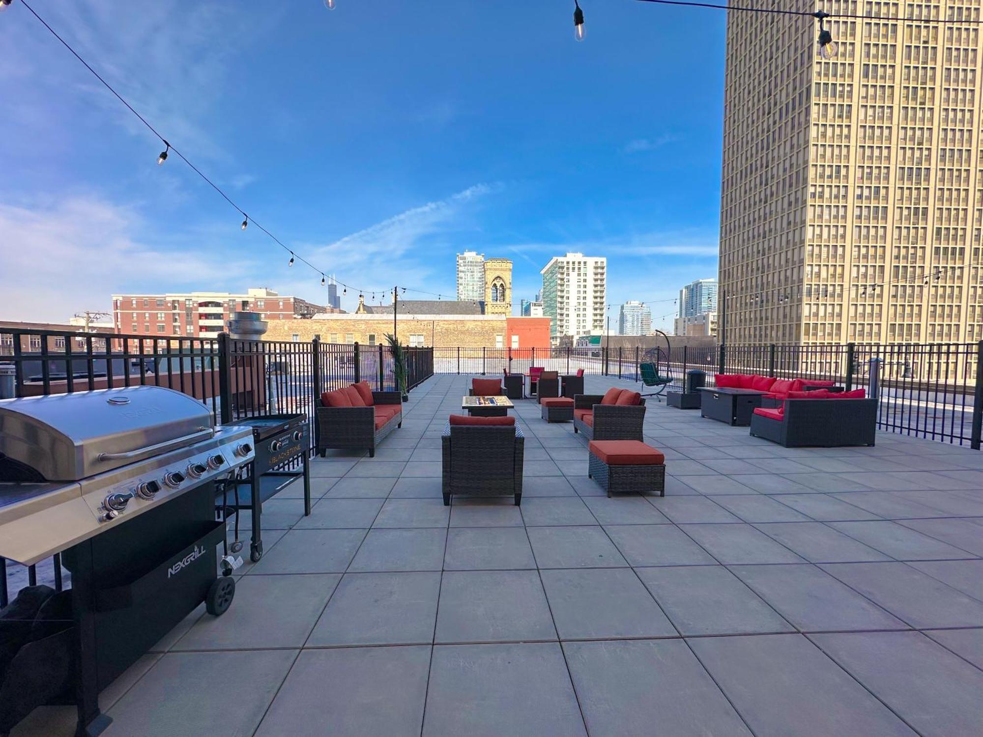 Mccormick Place 3Br Luxury Penthouse Duplex With Personal Rooftop And Optional Parking For 8 Guests In Chicago South Loop Eksteriør bilde